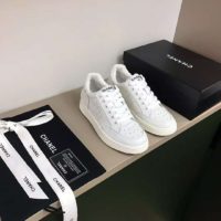 Chanel Women Sneakers Calfskin White