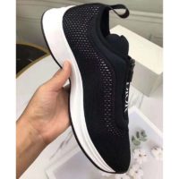 Dior Unisex B25 Low-Top Sneaker Black Neoprene and Mesh