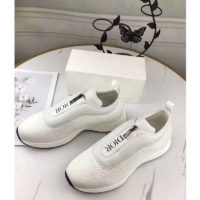 Dior Unisex B25 Low-Top Sneaker White Neoprene and Mesh