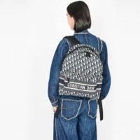 Dior Unisex Diortravel Backpack Blue Dior Oblique Jacquard ‘Christian Dior’