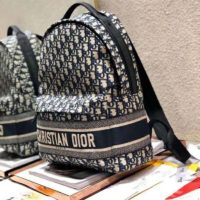 Dior Unisex Diortravel Backpack Blue Dior Oblique Jacquard ‘Christian Dior’