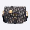 Dior Unisex Medium Dior Bobby Bag Blue Dior Oblique Jacquard