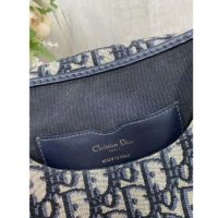 Dior Unisex Medium Dior Bobby Bag Blue Dior Oblique Jacquard