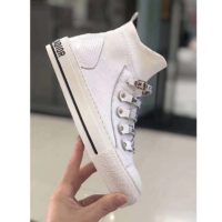 Dior Unisex Walk’n’Dior Sneaker White Technical Mesh Leather Inserts