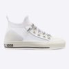Dior Unisex Walk'n'Dior Sneaker White Technical Mesh Leather Inserts