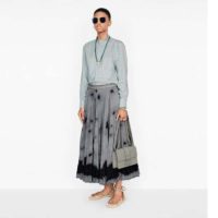 Dior Women 30 Montaigne Bag Ultramatte Grained Calfskin Flap Closure-Green