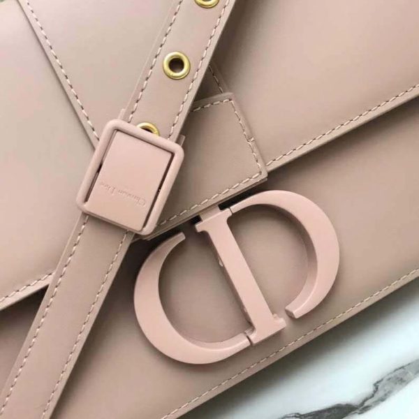 Dior Women 30 Montaigne Bag in Ultramatte Grained Calfskin-Pink (8)