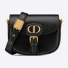 Dior Women Small Dior Bobby Bag Black Box Calfskin