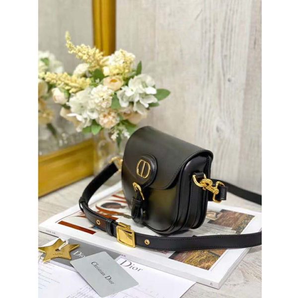 Dior Women Small Dior Bobby Bag Black Box Calfskin (5)