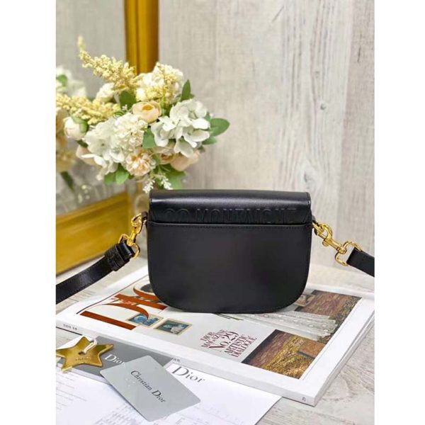 Dior Women Small Dior Bobby Bag Black Box Calfskin (7)