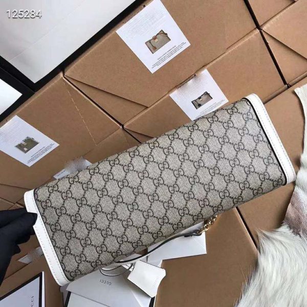 Gucci GG Unisex Padlock GG Medium Shoulder Bag Supreme Canvas (6)