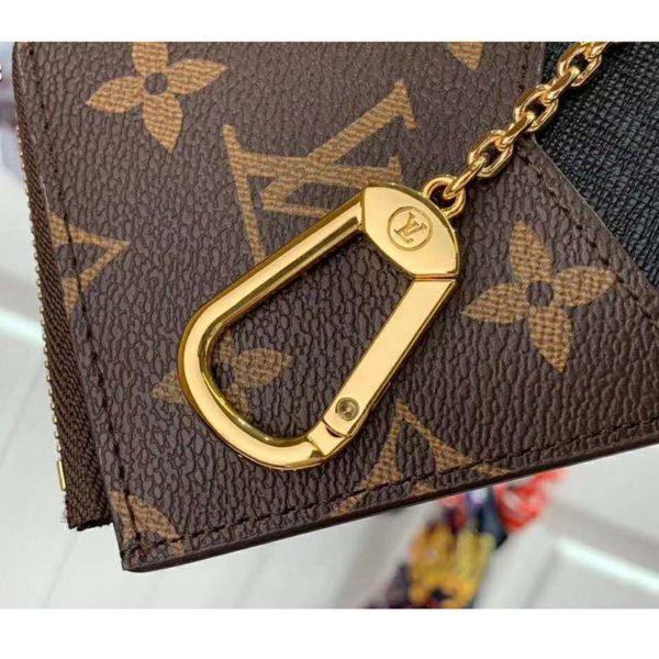 Louis Vuitton LV Unisex Card Holder Recto Verso Monogram Canvas-Brown (8)