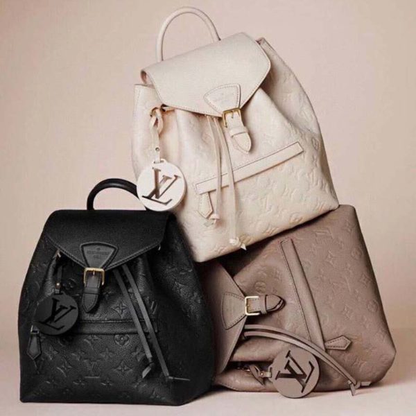 Louis Vuitton LV Unisex Montsouris Backpack Monogram Empreinte Embossed Leather (3)