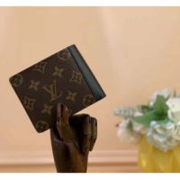 Louis Vuitton LV Unisex Multiple Wallet Monogram Macassar Coated Canvas