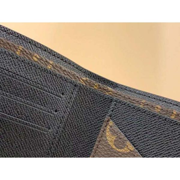 Louis Vuitton LV Unisex Multiple Wallet Monogram Macassar Coated Canvas (8)