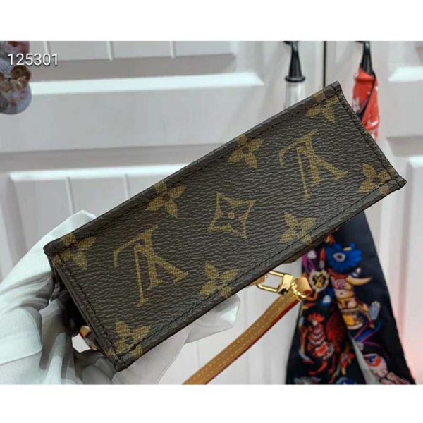 Louis Vuitton LV Unisex Petit Sac Plat Bag Monogram Canvas (6)