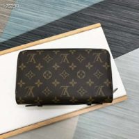 Louis Vuitton LV Unisex Zippy XL Wallet Coated Monogram Canvas