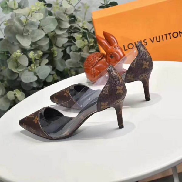 Louis Vuitton LV Women Cherie Pump Iconic Monogram Canvas 6.5 cm Heel (6)