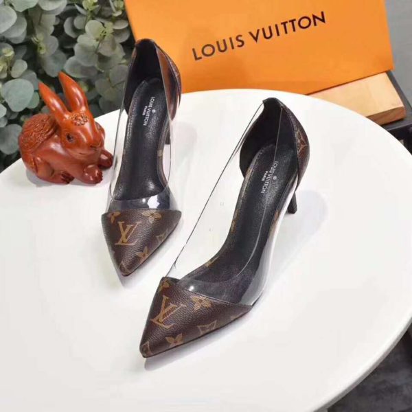 Louis Vuitton LV Women Cherie Pump Iconic Monogram Canvas 6.5 cm Heel (7)