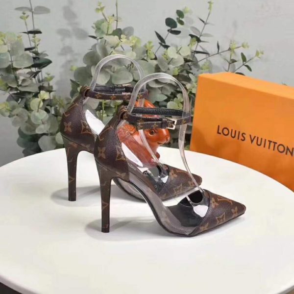 Louis Vuitton LV Women Cherie Pump Iconic Monogram Canvas-Brown (2)