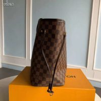 Louis Vuitton LV Women Neverfull GM Tote Damier Ebene Canvas