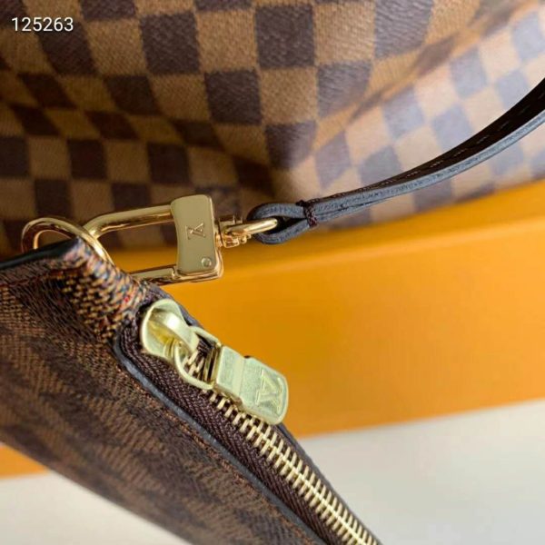 Louis Vuitton LV Women Neverfull GM Tote Damier Ebene Canvas (8)