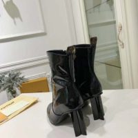 Louis Vuitton LV Women Silhouette Ankle Boot Monogram Canvas-Black