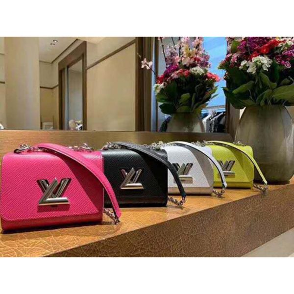 Louis Vuitton LV Women Twist Mini Handbag Epi Grained Leather