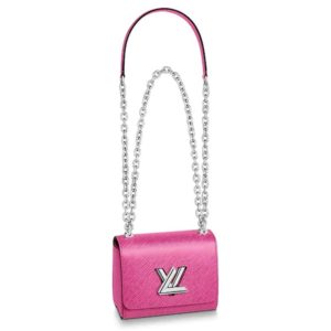 Louis Vuitton LV Women Twist Mini Handbag Epi Grained Leather-Rose