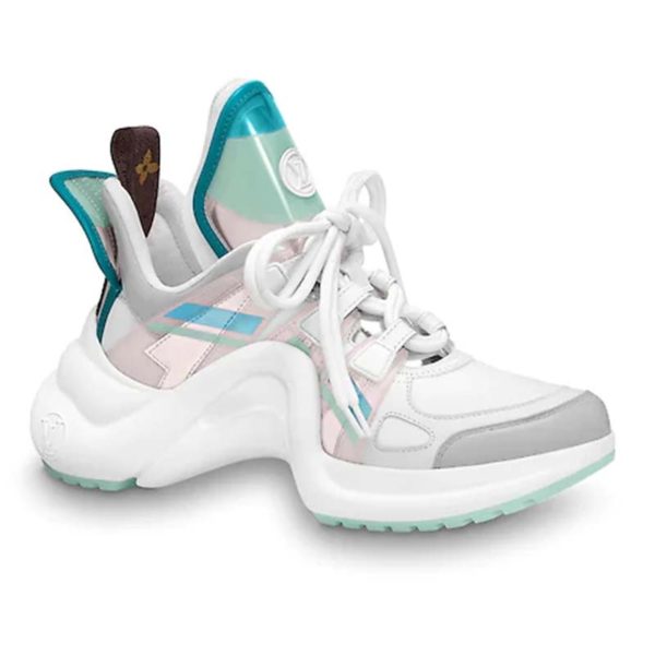 Louis Vuitton Women LV Archlight Sneaker Leather Technical Fabrics-Aqua