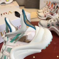 Louis Vuitton Women LV Archlight Sneaker Leather Technical Fabrics-Aqua