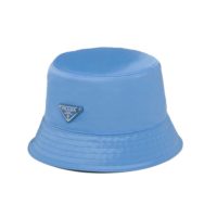 Prada Unisex Nylon Bucket Hat-blue (2)