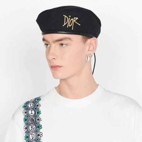 Dior Men Dior And Shawn Oversized T-Shirt White Cotton Jersey (2)