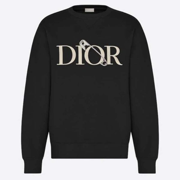 Dior Men Oversized Dior And Judy Blame Sweatshirt Cotton-Black
