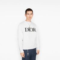 Dior Men Oversized Dior And Judy Blame Sweatshirt Cotton-White