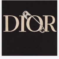 Dior Men Oversized Dior And Judy Blame T-Shirt Cotton-Black (2)