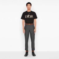 Dior Men Oversized Dior And Judy Blame T-Shirt Cotton-Black (2)