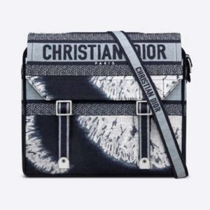 Dior Unisex Diorcamp Bag Blue Multicolor Tie & Dior Embroidery 'Christian Dior'