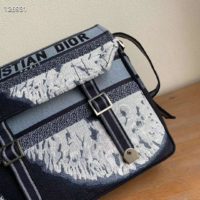 Dior Unisex Diorcamp Bag Blue Multicolor Tie & Dior Embroidery ‘Christian Dior’