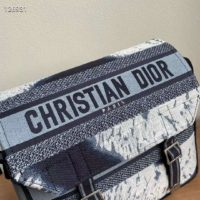 Dior Unisex Diorcamp Bag Blue Multicolor Tie & Dior Embroidery ‘Christian Dior’