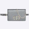 Dior Women 30 Montaigne 2-in-1 Pouch Metallic Stardust Gold Microcannage Calfskin