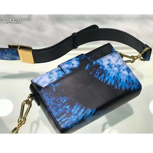 Dior Women 30 Montaigne Box Bag Blue Multicolor Tie & Dior Smooth Calfskin (8)