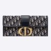 Dior Women 30 Montaigne Pouch Blue Dior Oblique Jacquard 'CD' Clasp