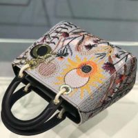 Dior Women Medium Lady Dior Jardin Au Crépuscule Bag Multicolor Calfskin