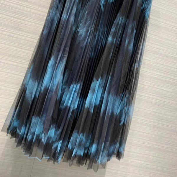 Dior Women Midi Skirt Black and Blue Tie & Dior Tulle (7)
