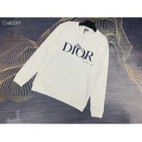 Dior Men Oversized Dior And Judy Blame Sweatshirt Cotton-White
