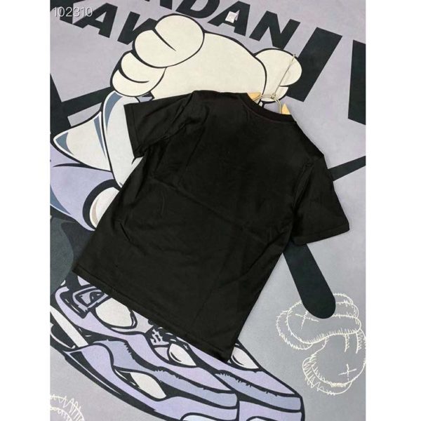 Gucci Men’s Gucci Boutique Print Oversize T-Shirt Black Cotton Jersey (9)