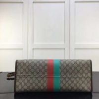 Gucci Unisex ‘FakeNot’ Print Large Tote Bag GG Supreme Canvas