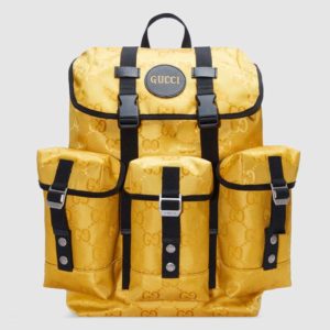 Gucci Unisex Gucci Off The Grid Backpack Yellow GG Nylon