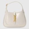 Gucci Women Jackie 1961 Small Hobo Bag in White Leather